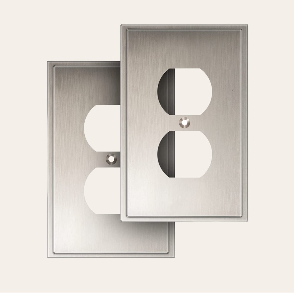 NWT Satin Nickel Wall Plate